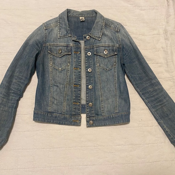 BP Brass Plum Women’s Denim Jacket Size Small - Picture 2 of 4